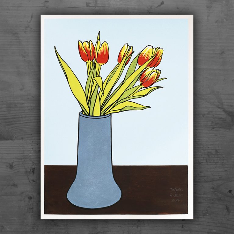Tulpen in Vase